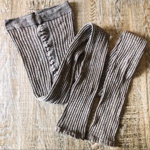 Anthropologie Pure+Good Oatmeal Tights